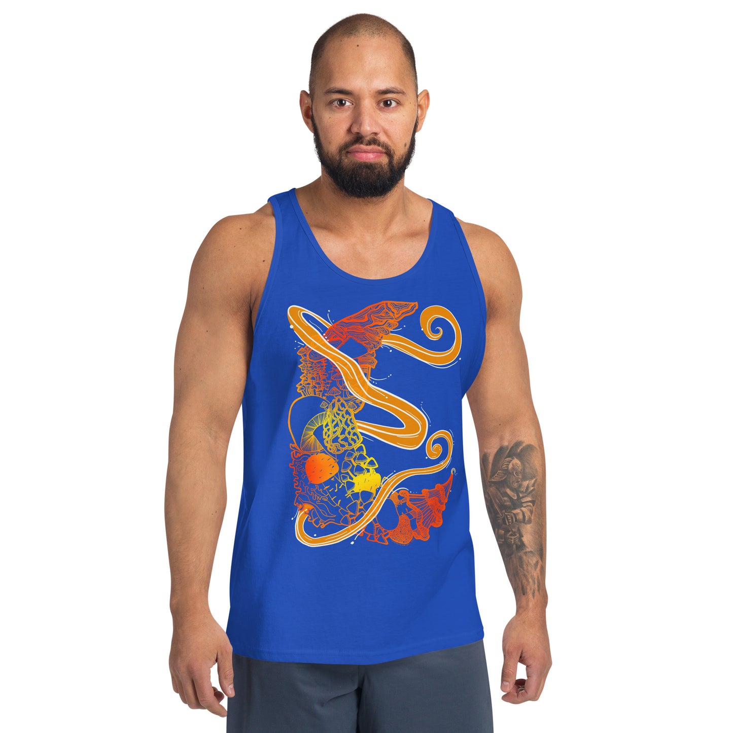 Fire Mushroom Moon Magic Tank Top