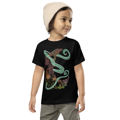 Earthy Mushroom Magic Toddler Short Sleeve Tee