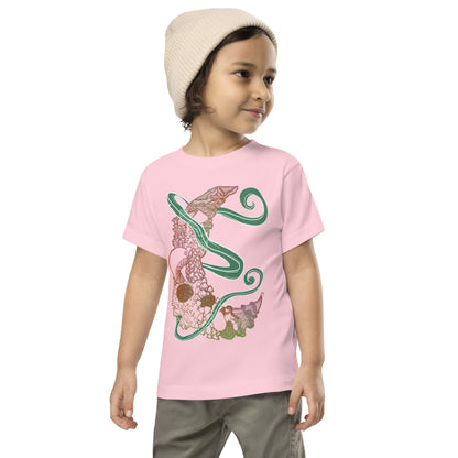Earthy Mushroom Magic Toddler Short Sleeve Tee