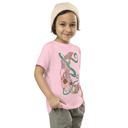 Earthy Mushroom Magic Toddler Short Sleeve Tee