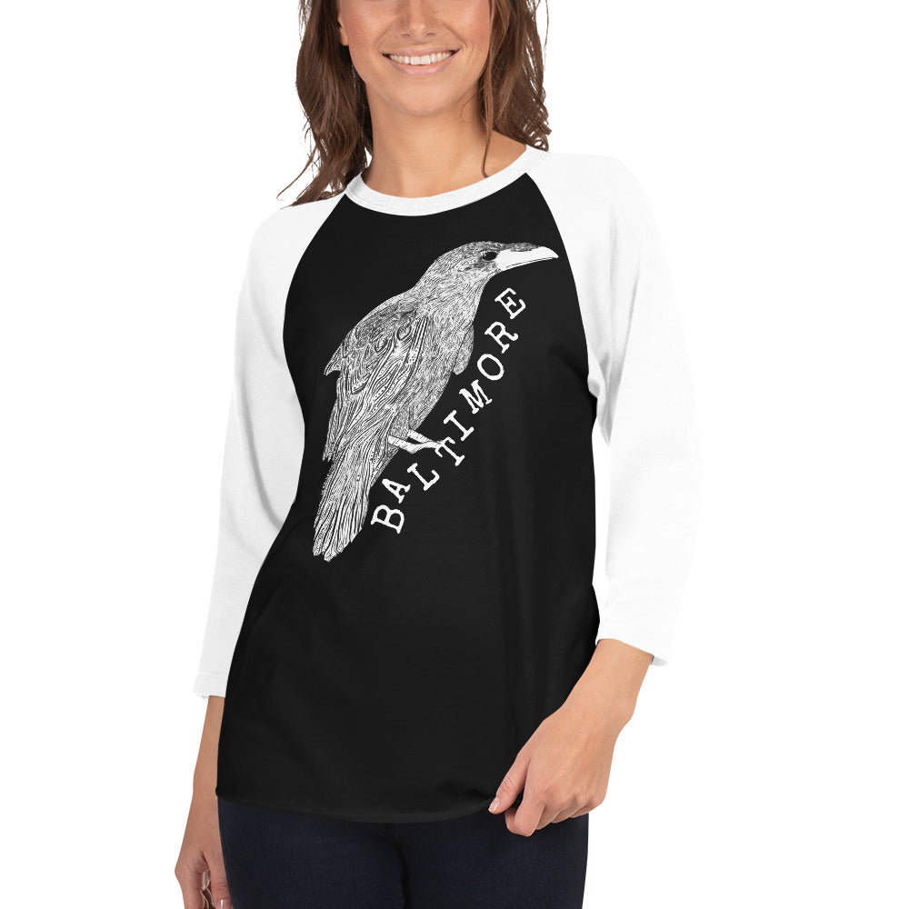 Ravens Baltimore Baseball Tee / Raglan