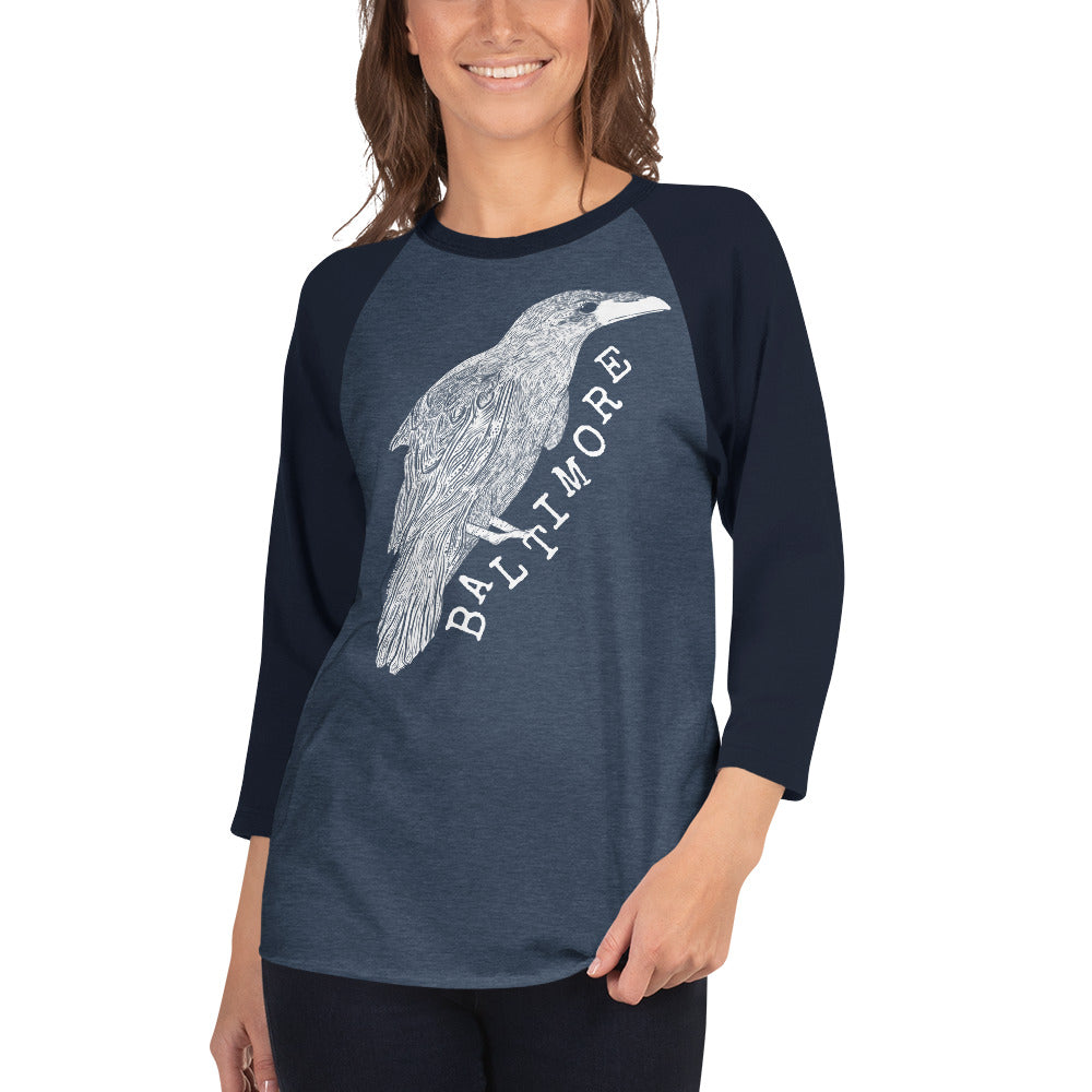 Ravens Baltimore Baseball Tee / Raglan