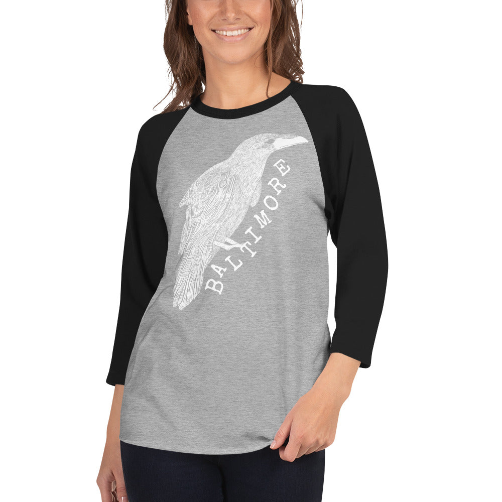 Ravens Baltimore Baseball Tee / Raglan