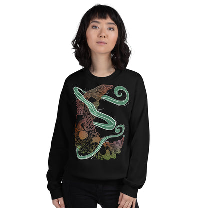 Earthy Mushroom Magic Unisex Sweatshirt