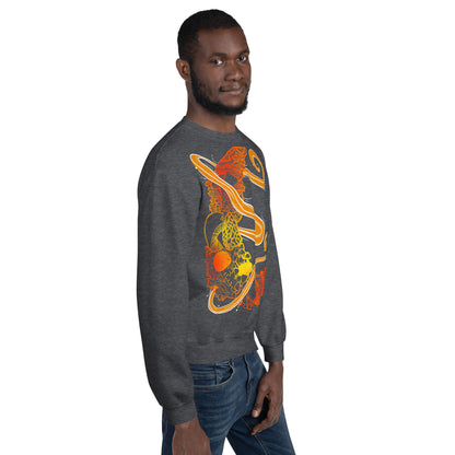 Fire Mushroom Moon Magic Unisex Sweatshirt