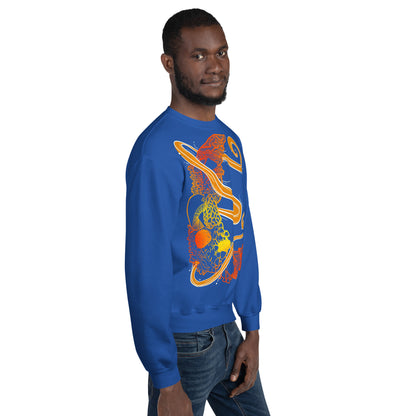 Fire Mushroom Moon Magic Unisex Sweatshirt