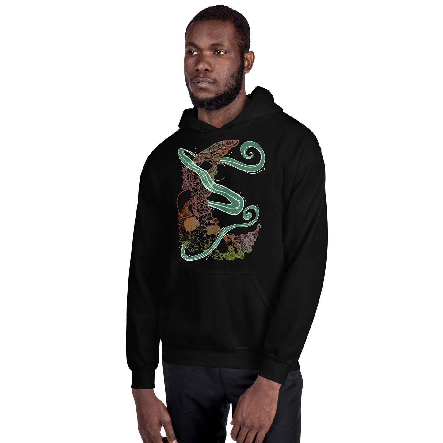 Earthy Magic Mushroom Unisex Hoodie
