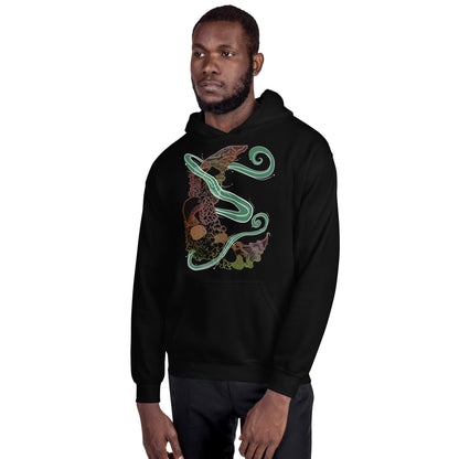Earthy Magic Mushroom Unisex Hoodie