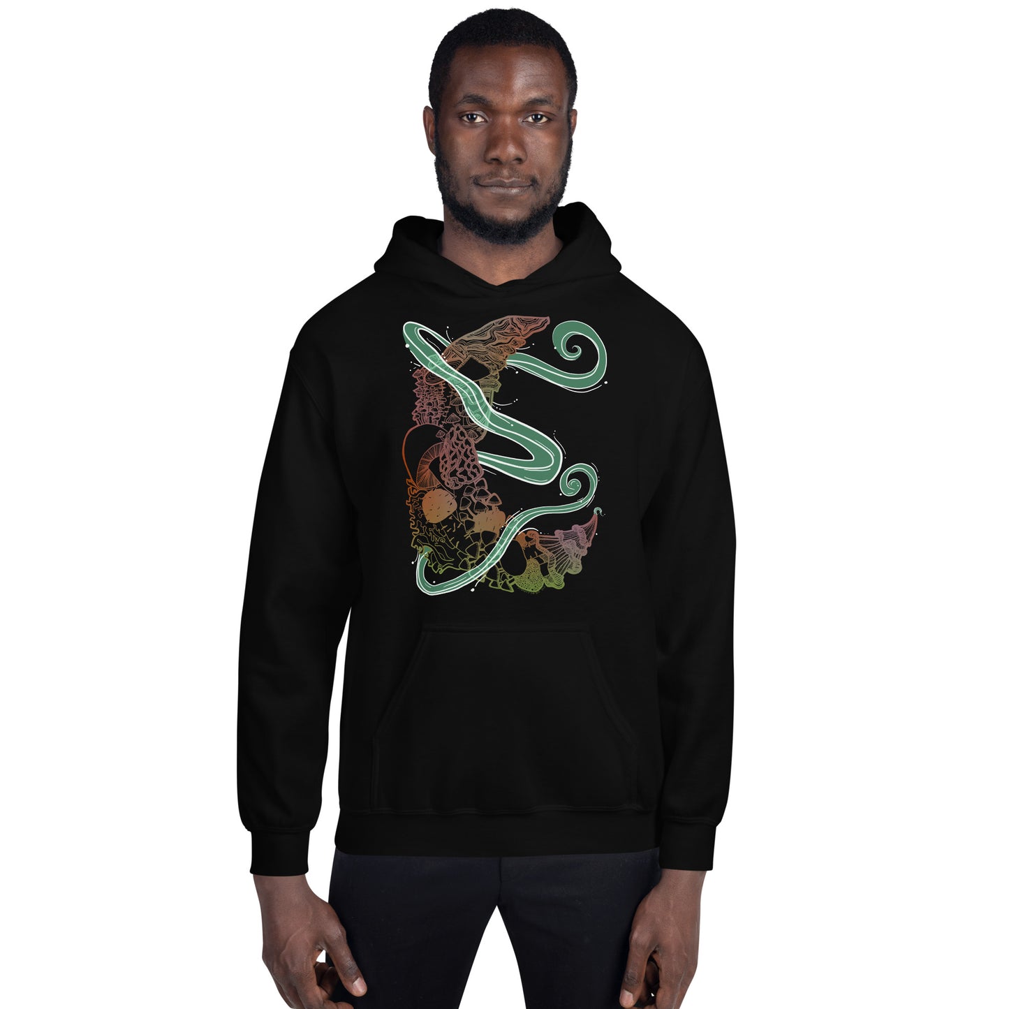 Earthy Magic Mushroom Unisex Hoodie