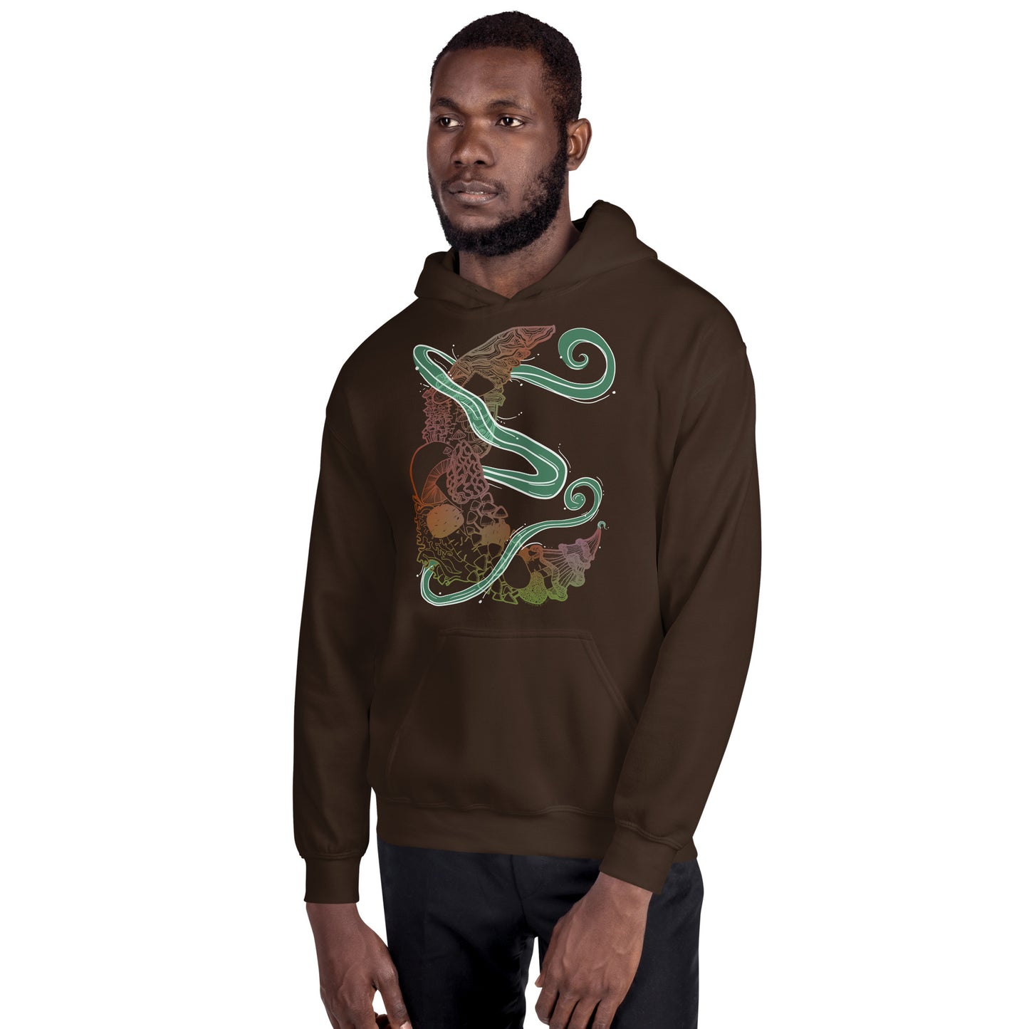 Earthy Magic Mushroom Unisex Hoodie