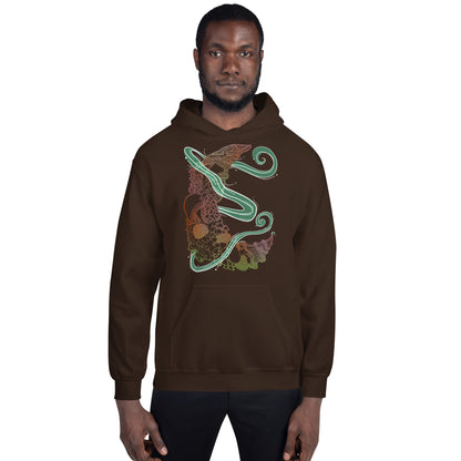 Earthy Magic Mushroom Unisex Hoodie