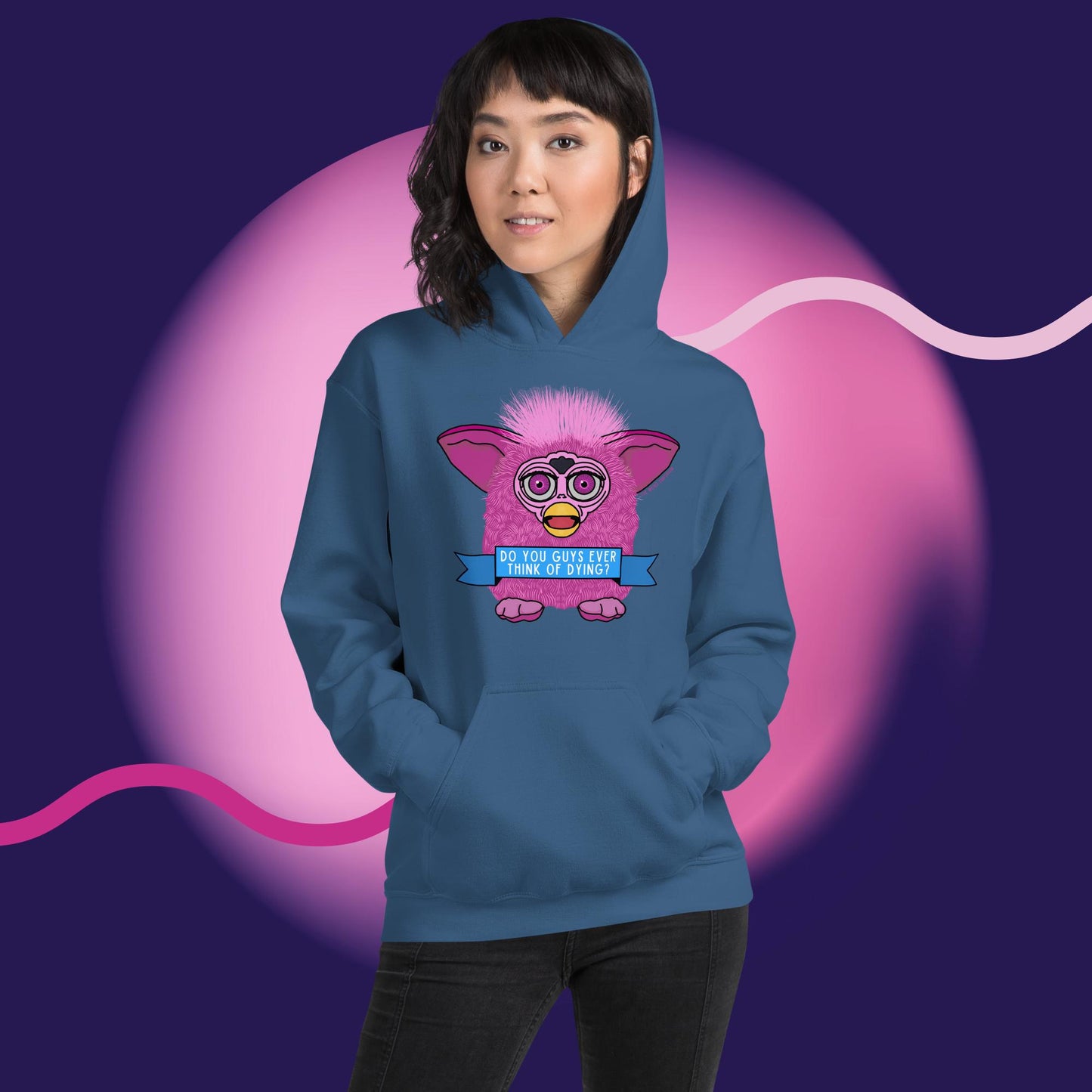 Do you ever think of dying Unisex Hoodie (Barbie Movie)