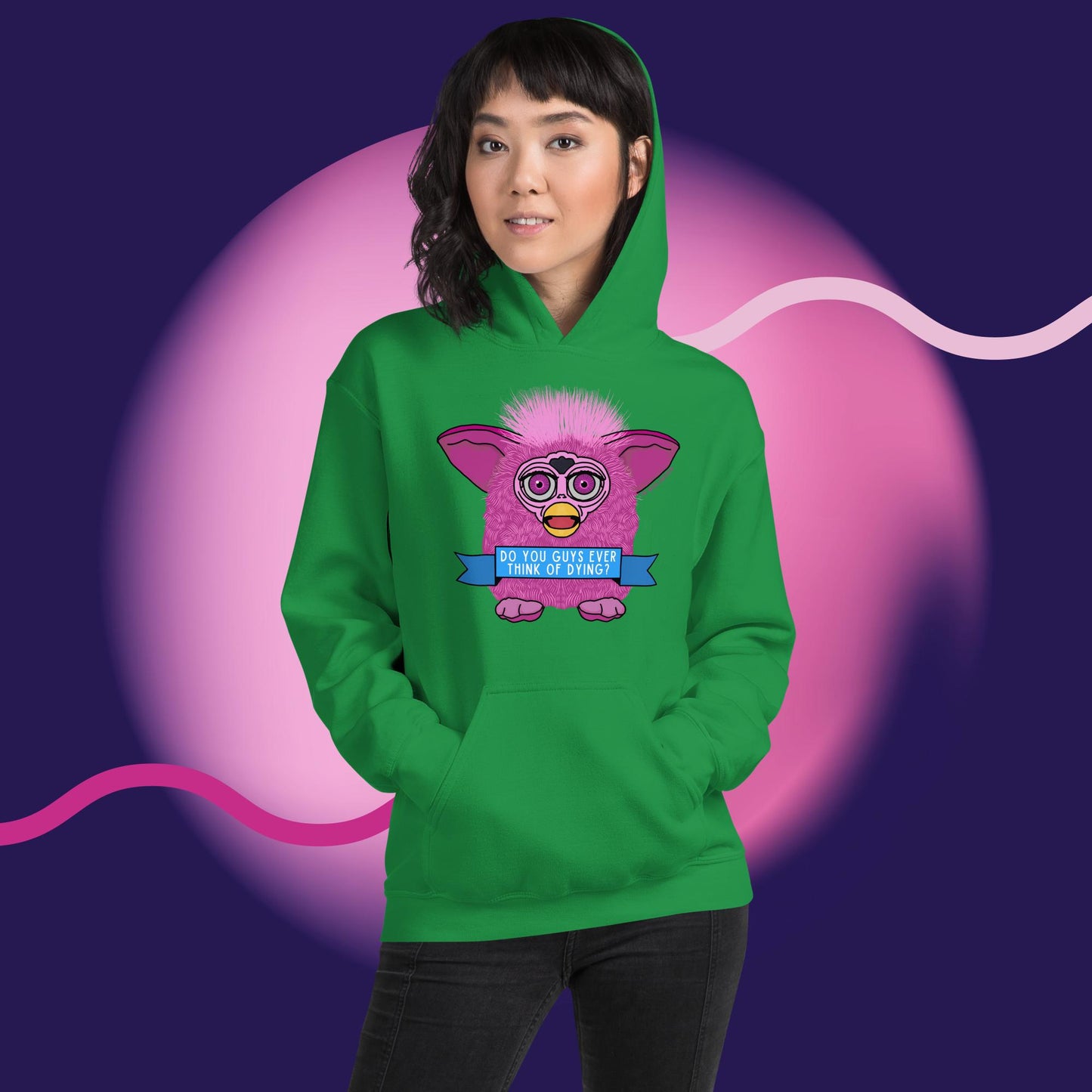 Do you ever think of dying Unisex Hoodie (Barbie Movie)