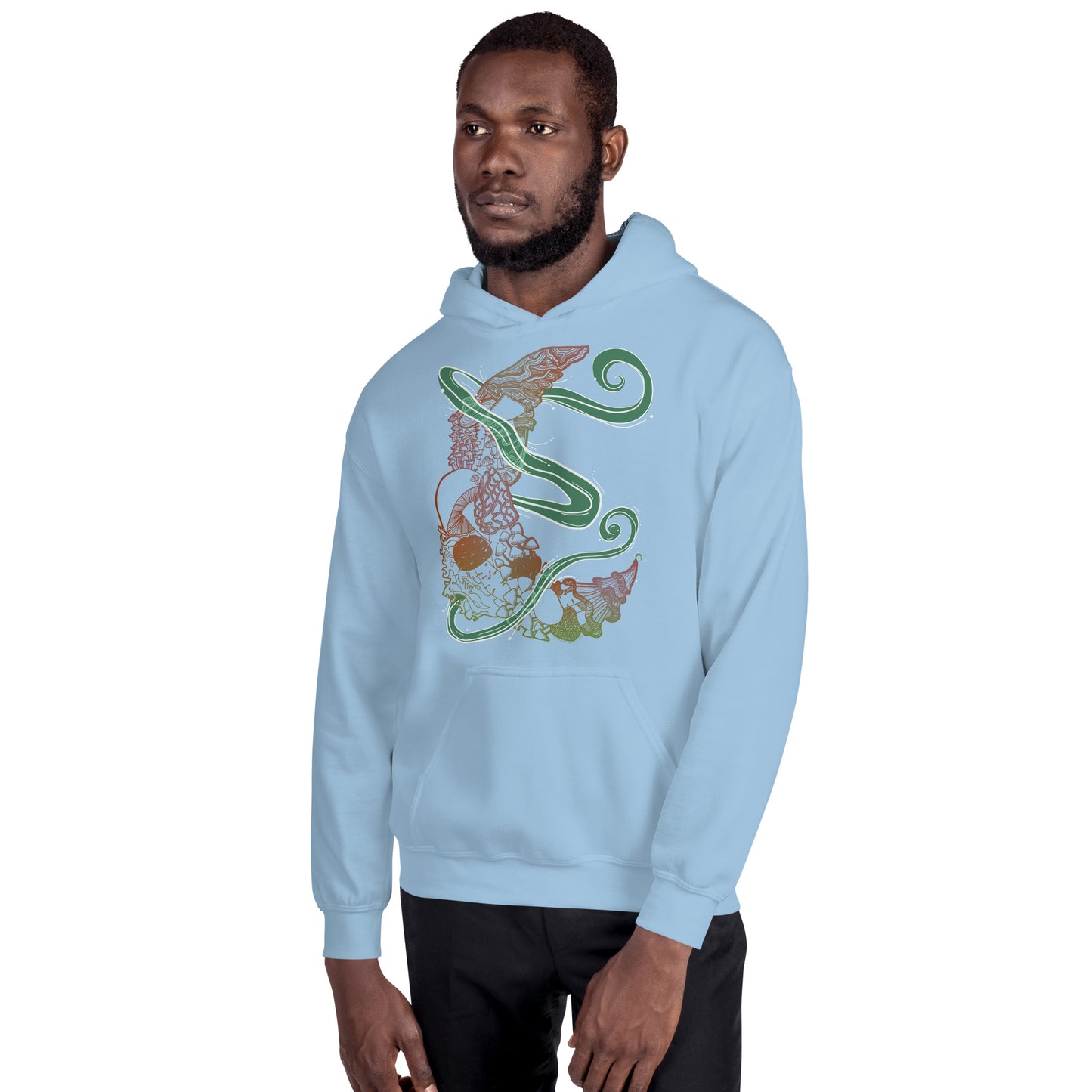 Earthy Magic Mushroom Unisex Hoodie