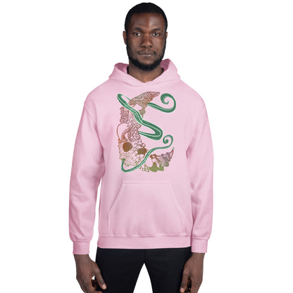 Earthy Magic Mushroom Unisex Hoodie