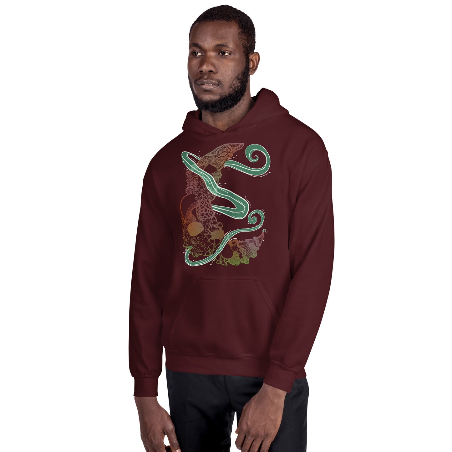 Earthy Magic Mushroom Unisex Hoodie