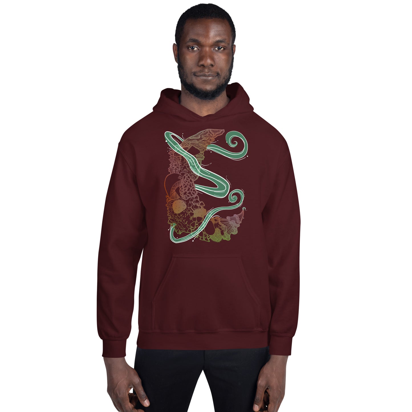 Earthy Magic Mushroom Unisex Hoodie