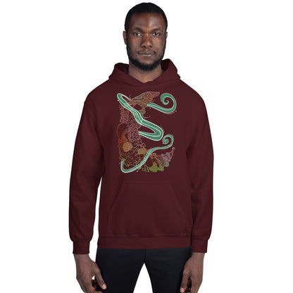 Earthy Magic Mushroom Unisex Hoodie