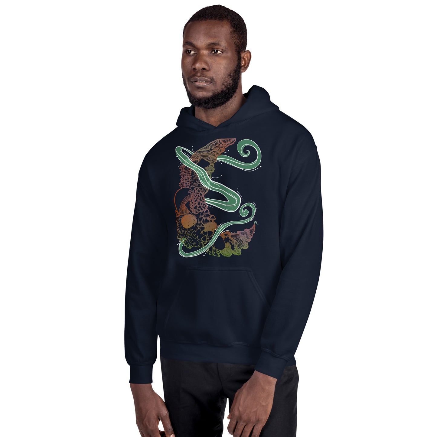 Earthy Magic Mushroom Unisex Hoodie