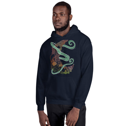 Earthy Magic Mushroom Unisex Hoodie