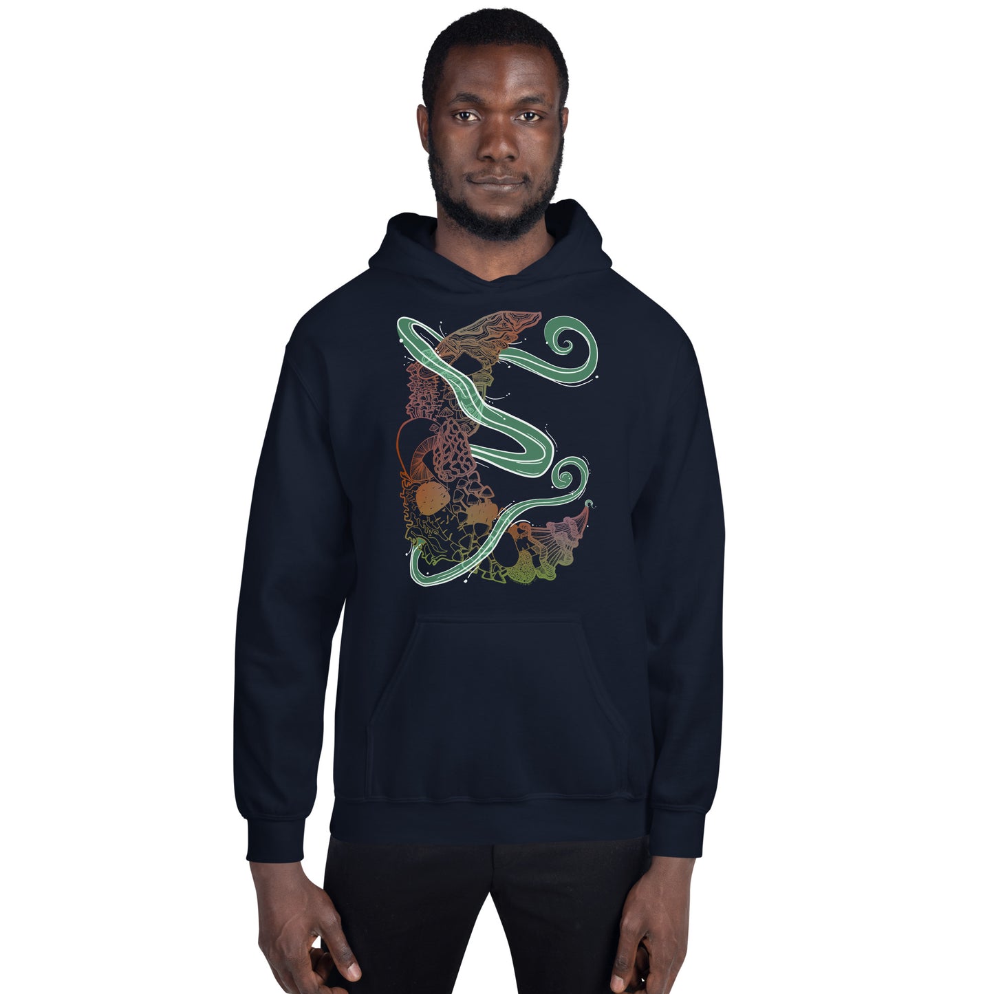 Earthy Magic Mushroom Unisex Hoodie