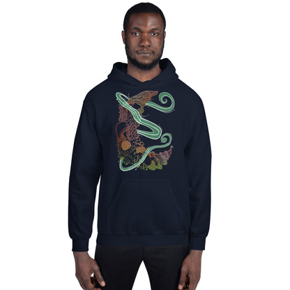 Earthy Magic Mushroom Unisex Hoodie