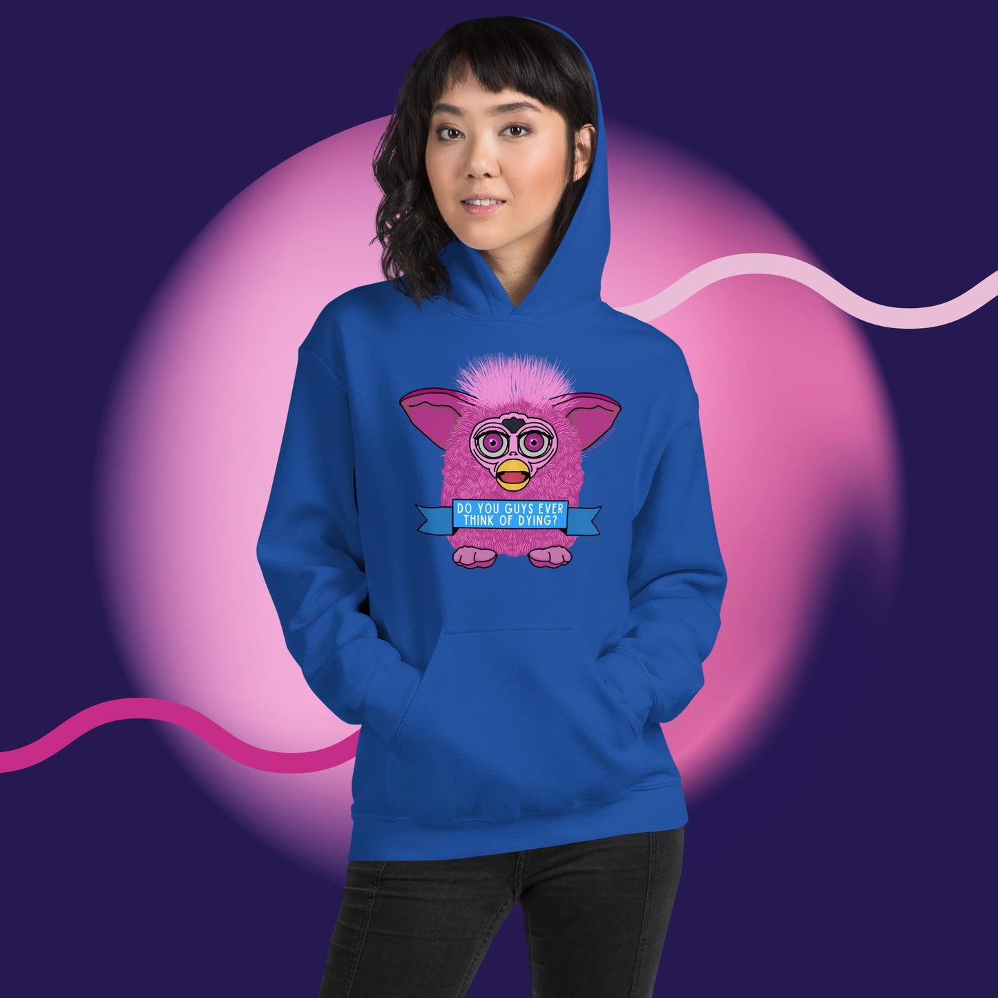 Do you ever think of dying Unisex Hoodie (Barbie Movie)
