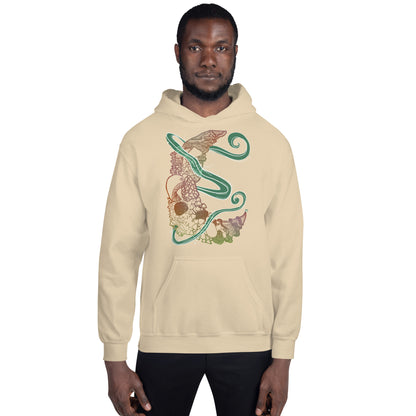 Earthy Magic Mushroom Unisex Hoodie