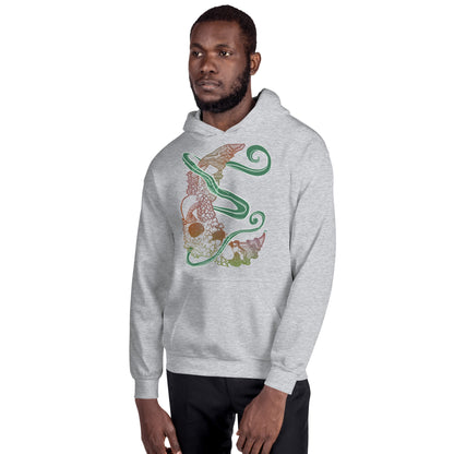 Earthy Magic Mushroom Unisex Hoodie