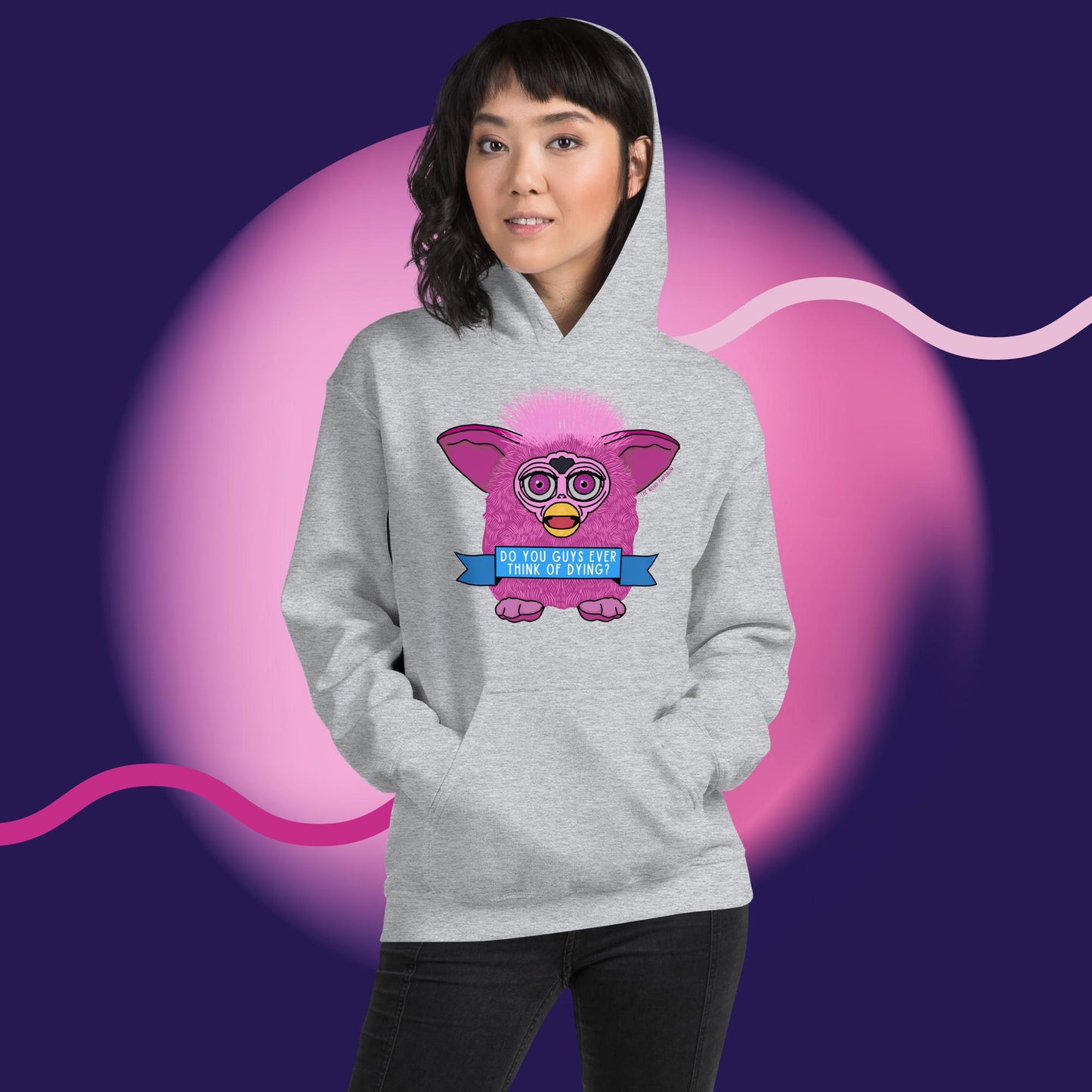 Do you ever think of dying Unisex Hoodie (Barbie Movie)