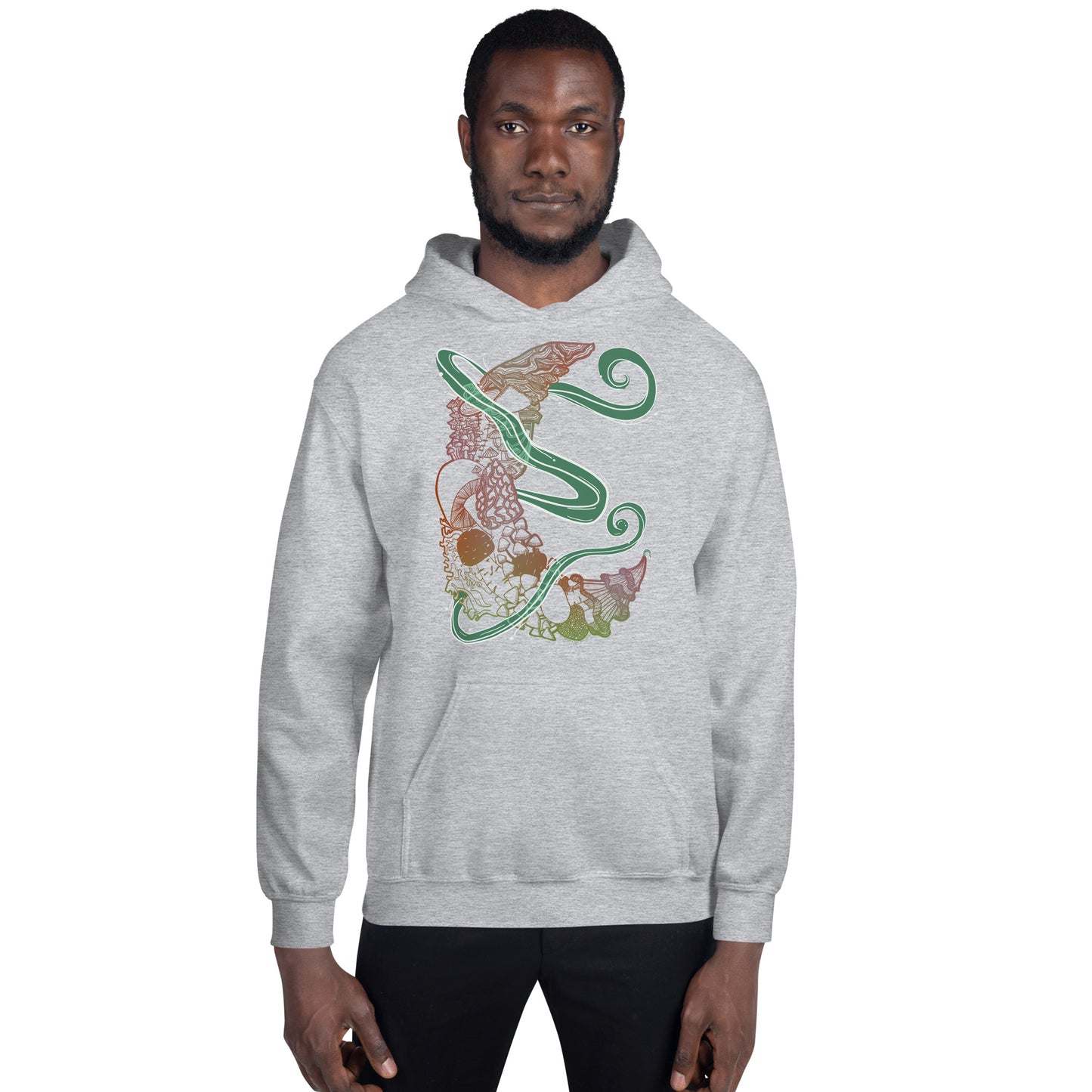 Earthy Magic Mushroom Unisex Hoodie