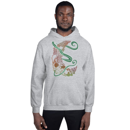Earthy Magic Mushroom Unisex Hoodie