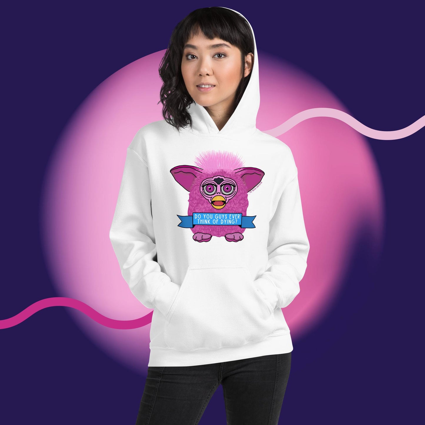 Do you ever think of dying Unisex Hoodie (Barbie Movie)
