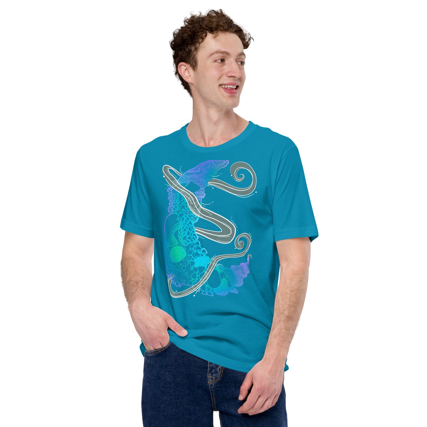 Cool Mushroom Moon Magic T-Shirt