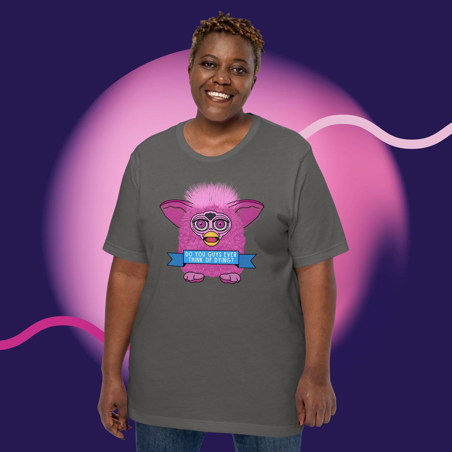 Do you ever think of dying Unisex t-shirt (Barbie Movie)
