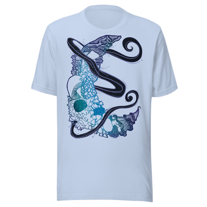 Dark Blue Mushroom Tshirt