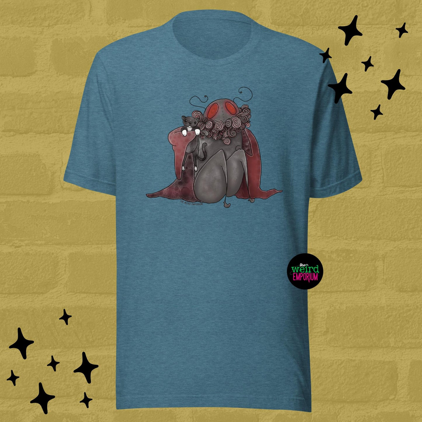 Mothman & Cat Tshirt