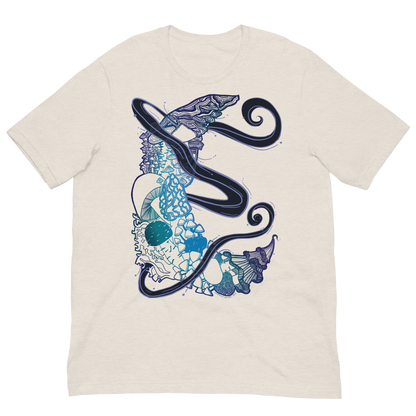 Dark Blue Mushroom Tshirt