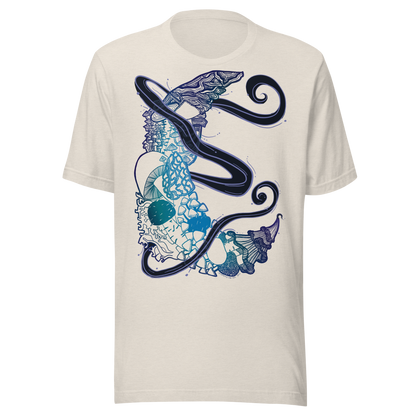 Dark Blue Mushroom Tshirt