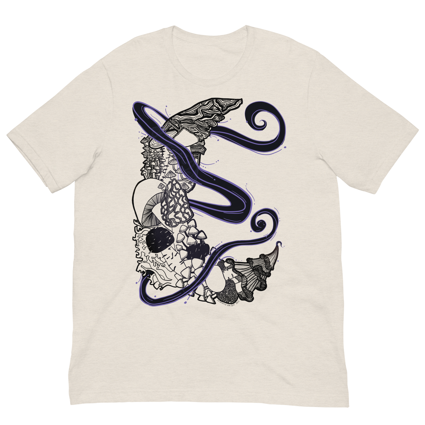 Black Mushroom Tshirt