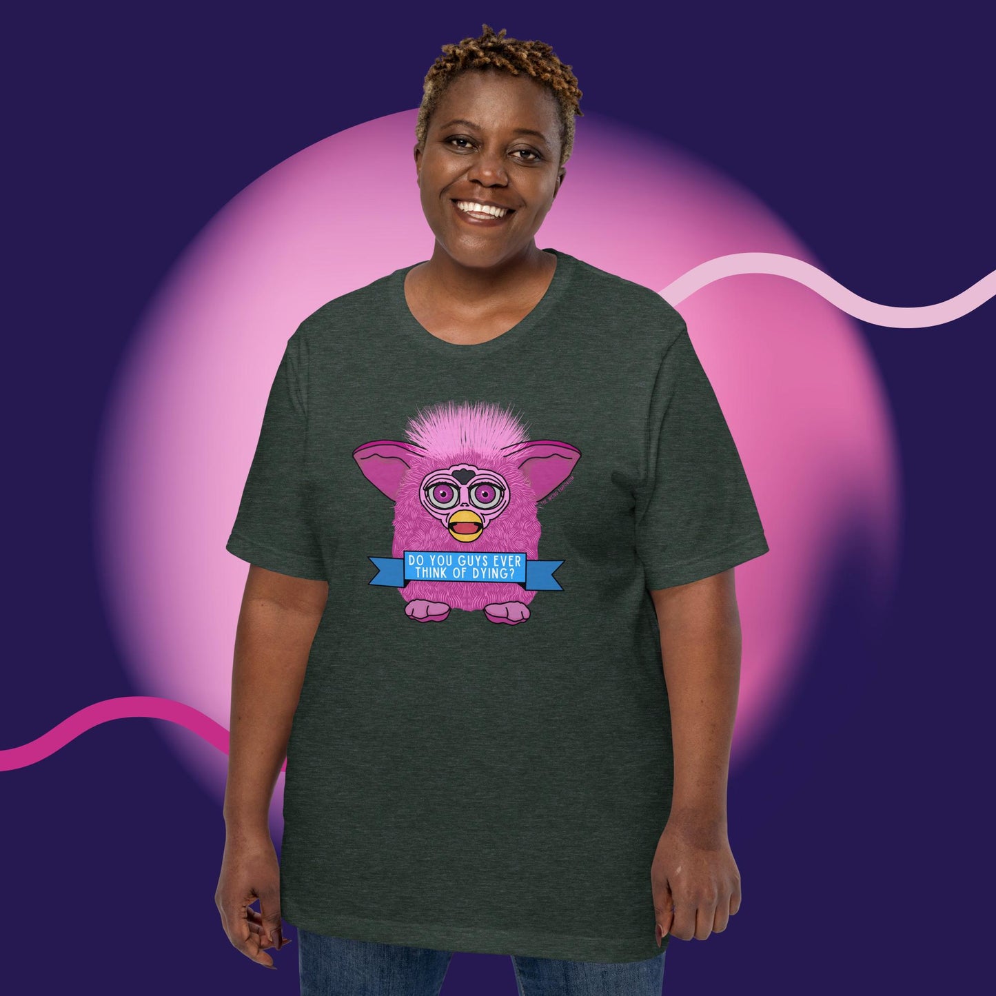 Do you ever think of dying Unisex t-shirt (Barbie Movie)