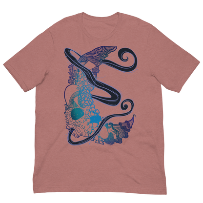 Dark Blue Mushroom Tshirt