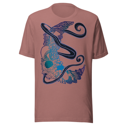 Dark Blue Mushroom Tshirt