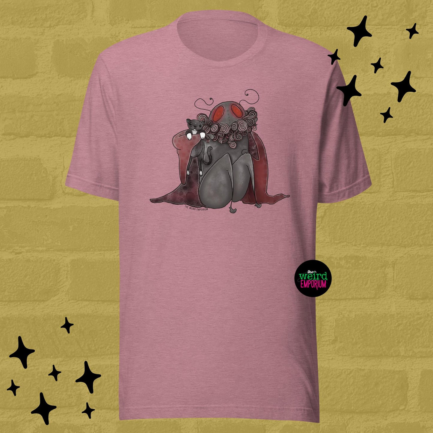 Mothman & Cat Tshirt