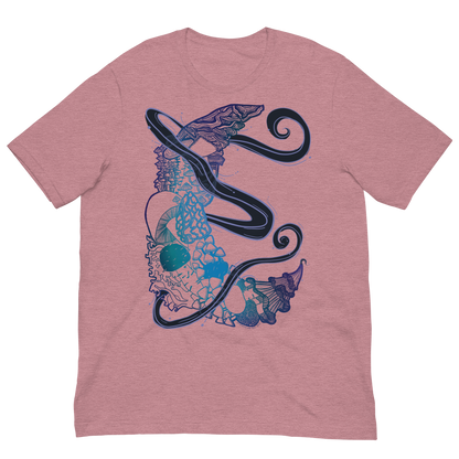 Dark Blue Mushroom Tshirt