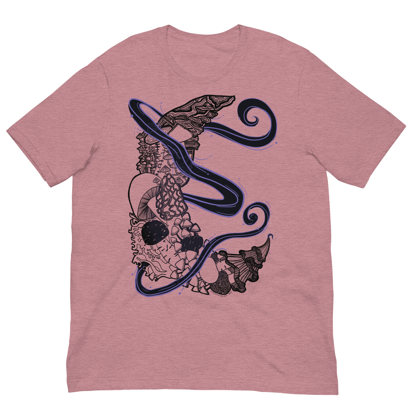 Black Mushroom Tshirt
