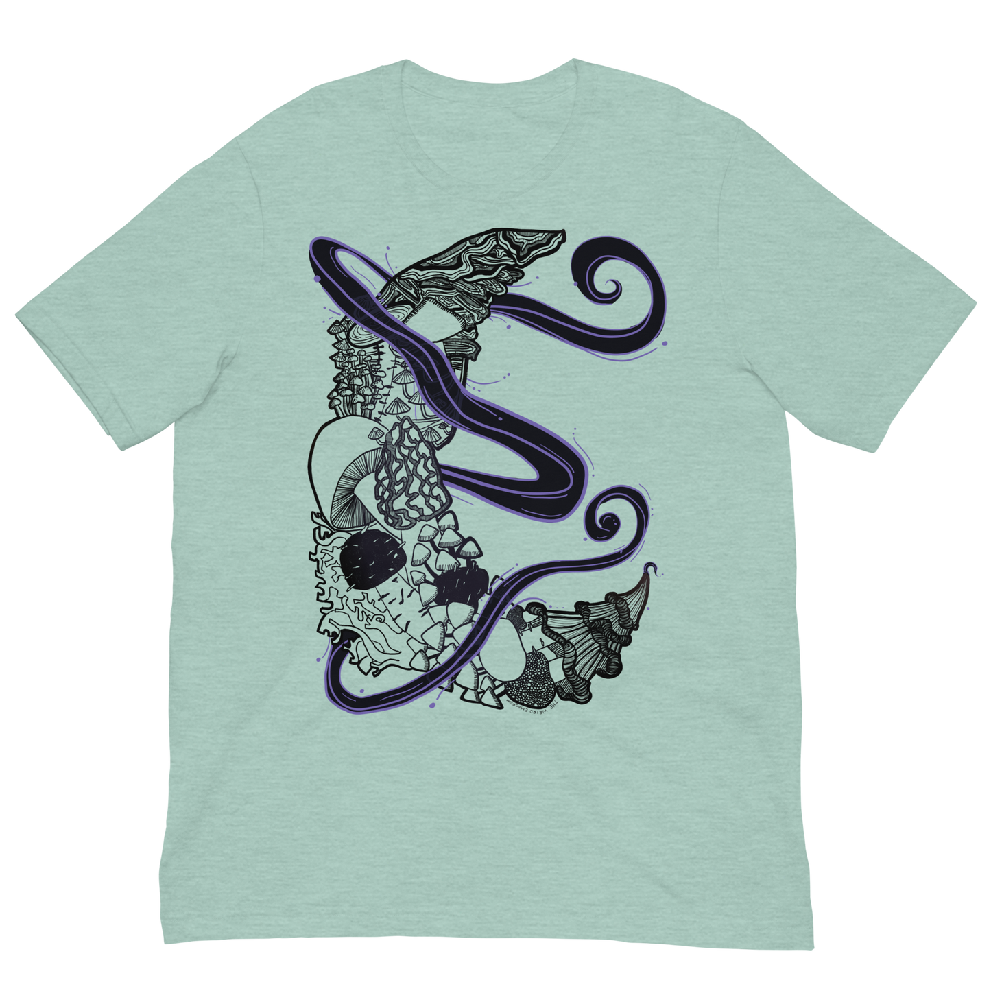 Black Mushroom Tshirt
