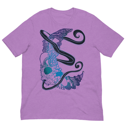 Dark Blue Mushroom Tshirt