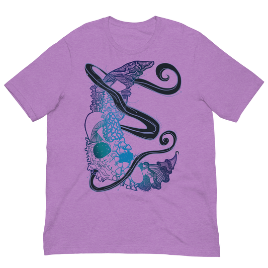 Dark Blue Mushroom Tshirt