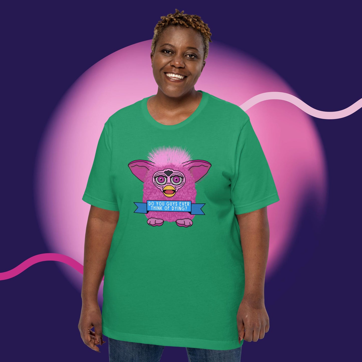 Do you ever think of dying Unisex t-shirt (Barbie Movie)